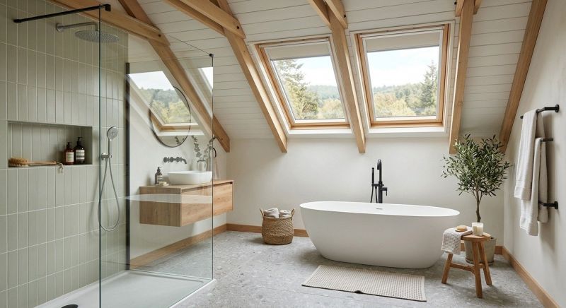 Attic Bathroom Remodeling in Cumming, GA