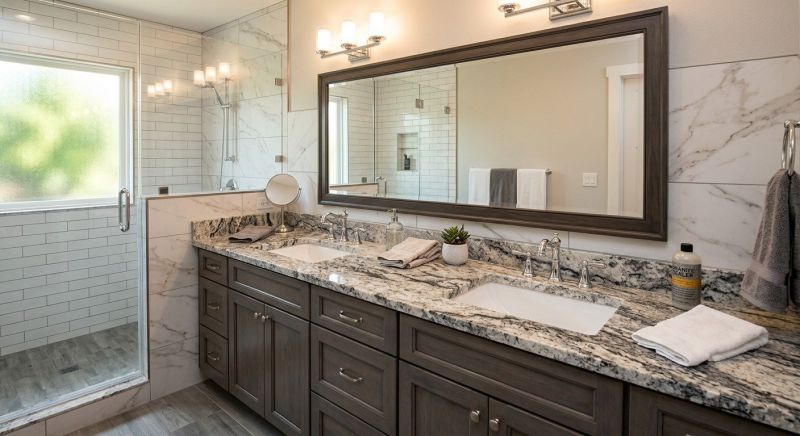 Granite Shower Installation in Cumming, GA