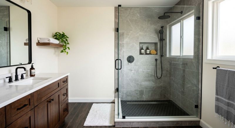 Tub To Shower Conversion in Woodstock, GA