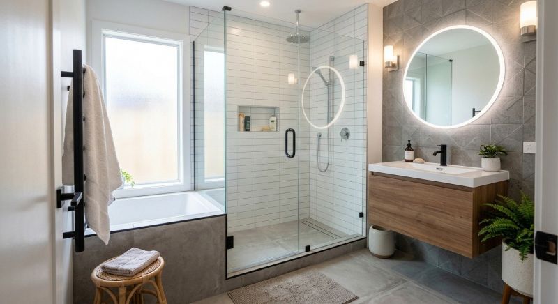 Tub To Shower Conversion in Woodstock, GA